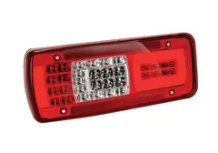 Iveco Venstre LED Baklampe med skiltlys HDSCS 8-pins Sidekontakt (Iveco)