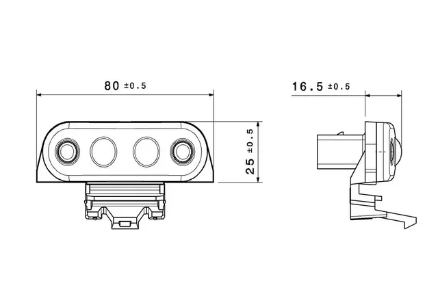 LED Markeringslampe for Kabinen Passer Volvo FM og FH 