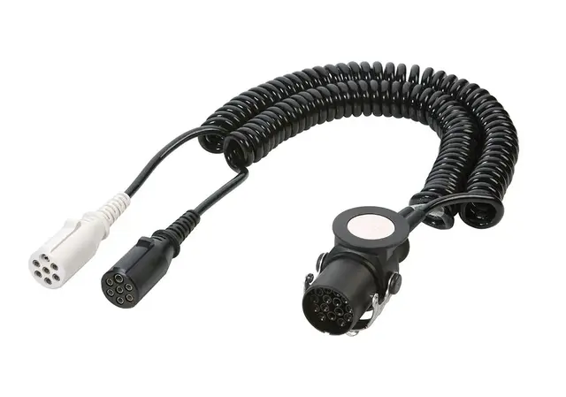 Adapter kabel fra 15P til 2x7  EURO 6 Arbeidslengde 3 meter, max 4,5 meter 