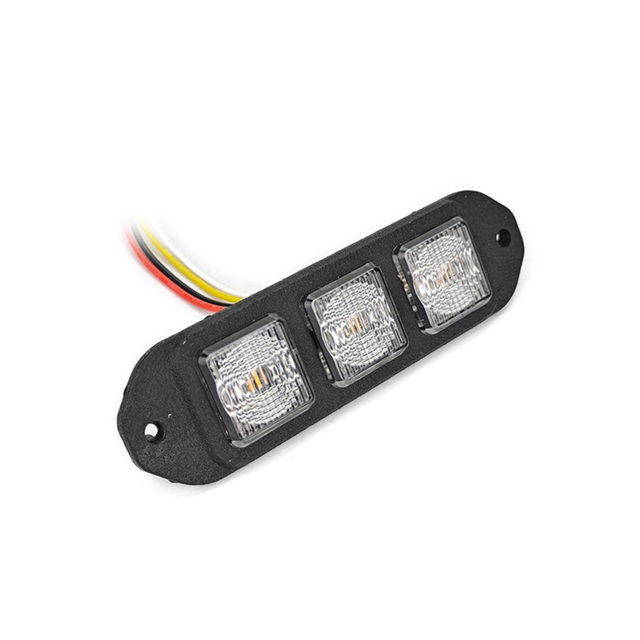 Varsellys Lumary Elastisk Blitz 3 3 LED, 9W, 12 og 24V, 19 blinkmønster 