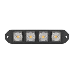 Varsellys Lumary Elastisk Blitz 4 4 LED, 12W, 12 og 24V, 19 blinkmønster