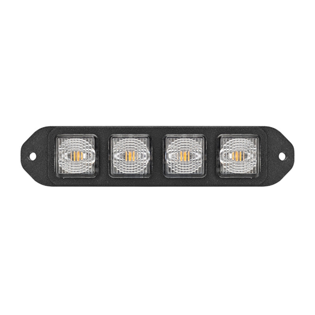 Varsellys Lumary Elastisk Blitz 4 4 LED, 12W, 12 og 24V, 19 blinkmønster 