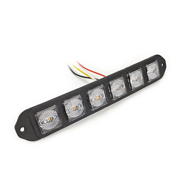 Varsellys Lumary Elastisk Blitz 6 6 LED, 18W, 12 og 24V, 19 blinkmønster 