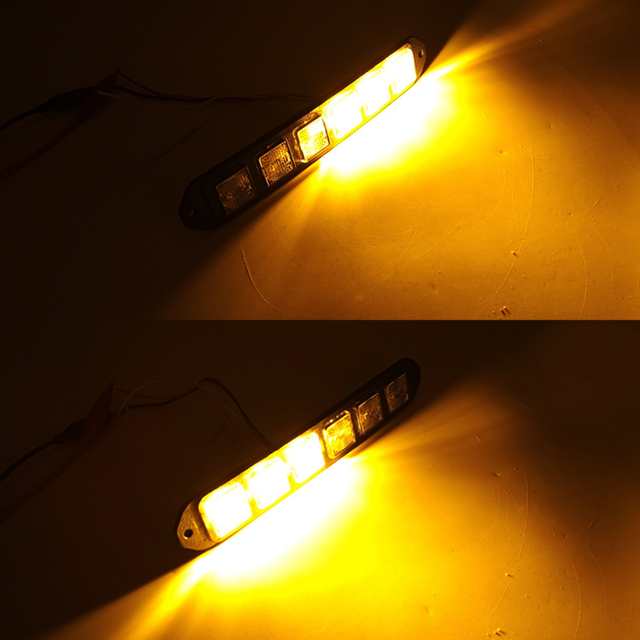 Varsellys Lumary Elastisk Blitz 6 6 LED, 18W, 12 og 24V, 19 blinkmønster 